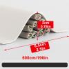 500cm Cable Protector Cord Cover Floor PVC Wire Hider with Self Adhesive Backing, Custom Cut & Splice for Home Office Pet Safe(White,2x6.5x500cm) view 2