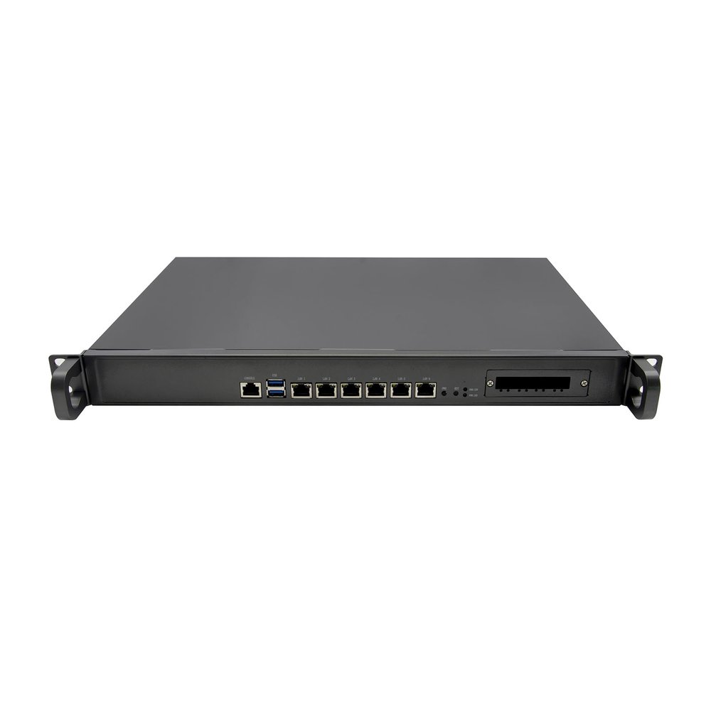 1U Firewall Appliance OPNsense, Sophos, Kerio, VPN, Network Security Router, Celeron 5205U, RZ02, 10 x Intel Gigabit LAN, Console, 16G RAM, 128G SSD