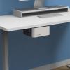 JINPIAOPIAO Under Desk Mount Space Saving Organizers for Laptop Compact Design with Ventilation AntiScratch Coating Bracket view 2
