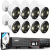 LongPlus 4K PoE Security Camera System, 12MP H.265+ 16CH NVR with 4TB HDD for 24-7 Recording, 8pcs Wired Home Security Camera System, Person Vehicle Detection, CCTV for Home Businesses, LP8MEF8B1 view 1