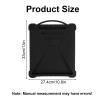 Protective Silicone Cover for Starlink Mini, Shockproof Case Anti-Scratch Shell Protector Compatible with Starlink Mini Accessories, Perfect for Outdoor Camping RV Hiking Boat Use (Black) view 2