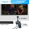eSynic Portable 4K@30Hz HDMI Optical Audio Extractor-Only From Frie TV Stick/Gaming Console to HDMI Monitor Display & Optical Soundbar-Easy to Set Up-Dolby/DTS 5.1 Surround Sound-Not For HDTV ARC/eARC view 2