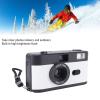 XUMIUZIY 35mm Film Camera, Reusable Retro Film Camera with Built in 27 Color Films and Flash, 28mm F8 Lens, Manual Focus, for Students Adults Birthday Gifts (Black White) view 2