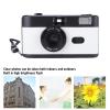 XUMIUZIY 35mm Film Camera, Reusable Retro Film Camera with Built in 27 Color Films and Flash, 28mm F8 Lens, Manual Focus, for Students Adults Birthday Gifts (Black White) view 4