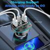 Bluetooth Car Adapter, Wireless Radio Adapter USB C Car Charger MP3 FM Transmitter, Support U Disk/Hands Free Calling view 4