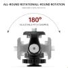 Mini Camera Monitor Mount with Cold Shoe, Aluminum Field Monitor Mount with 1/4 Screw for LED Light Mic Cage, Cold Shoe Adapter 360 Swivel & 180 Tilt Damping view 4