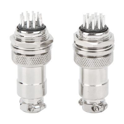 2 Pcs Aviation Plug Socket Connector 14 Pin Male Female Aviation Plug Socket for Mechanical Equipment