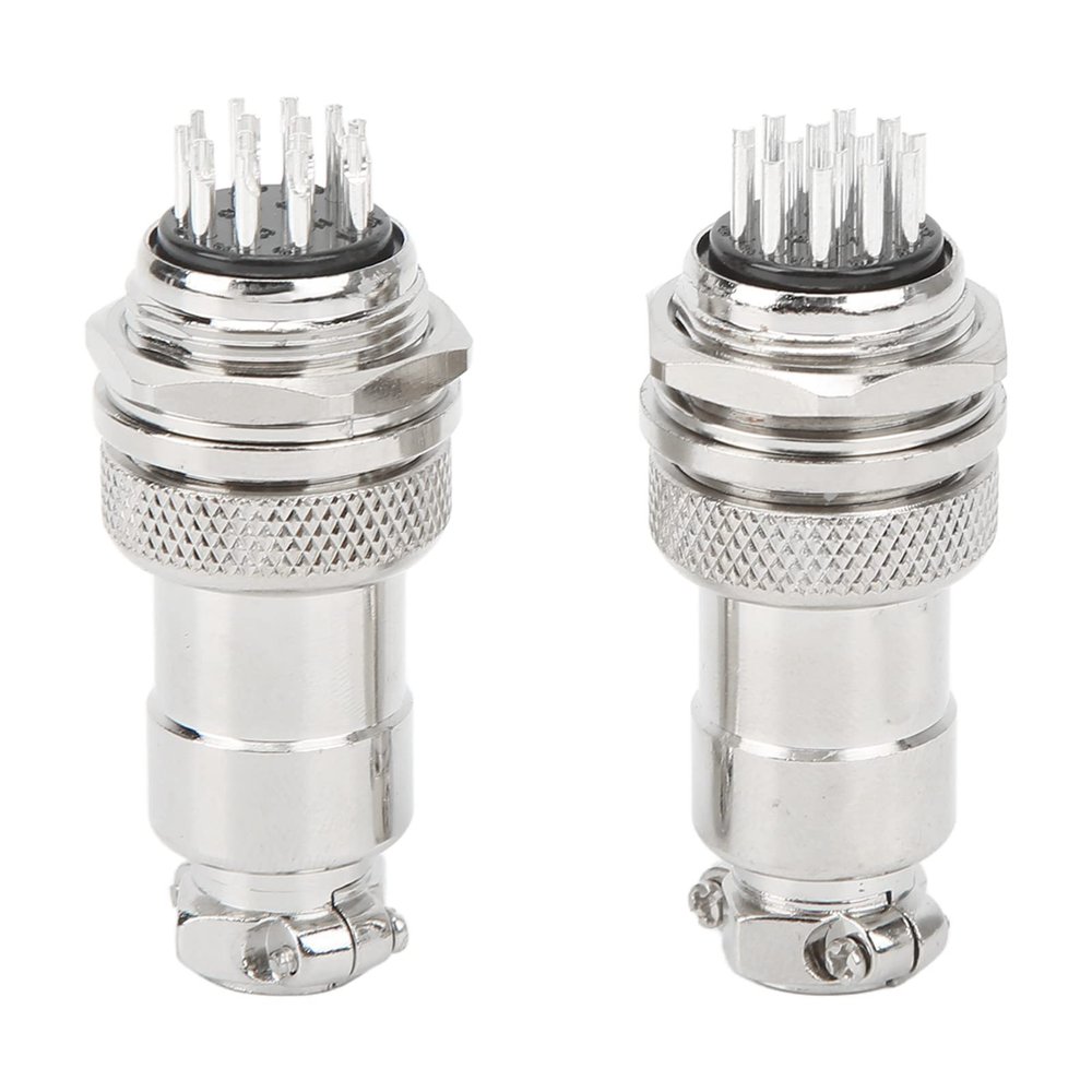 2 Pcs Aviation Plug Socket Connector 14 Pin Male Female Aviation Plug Socket for Mechanical Equipment