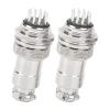 2 Pcs Aviation Plug Socket Connector 14 Pin Male Female Aviation Plug Socket for Mechanical Equipment view 2