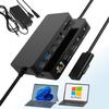 Dual HDMI+VGA Dock Works with Microsoft Surface Devices - 12-in-1 Triple Display Microsoft Surface Docking Station for Surface Pro (12/11/10/9/8/X/7/6/5/4), Surface Laptop, Surface Go, Surface Book view 1