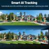 Baepeish 6-Cameras Wireless Outdoor Security System with 10CH NVR, 3MP HD Indoor CCTV AI Human Detection, 4 Night Vision, PTZ Control, 2-Way Audio, 1TB HDD, No Monthly Fee for Home Surveillance view 4