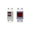 40A, 63A, 80A, 100A, 220V and 230V Adjustable Surge Current Protector Relay with DIN Rail Dual Display (V A type,L N 110V 60A) view 1
