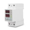 40A, 63A, 80A, 100A, 220V and 230V Adjustable Surge Current Protector Relay with DIN Rail Dual Display (V A type,L N 110V 60A) view 2