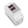 40A, 63A, 80A, 100A, 220V and 230V Adjustable Surge Current Protector Relay with DIN Rail Dual Display (V A type,L N 110V 60A) view 3