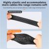 1/5/10M Black Insulated Braid Sleeving 6/8/10/30mm Tight PET Wire Cable Gland Protection(25 mm,5M) view 2