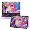 Fsjun 11" Touchscreen 2-in-1 Convertible Pink Laptop for Business&Students, in tel N100 CPU,16G DDR4 RAM,512G SSD,FHD 1920 * 1200 IPS,Win 11 Pro PC,Backlit Keyboard, WiFi, Type-C,HDMI, Oval Trackpad view 1