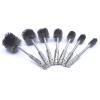 1/4" Hex Shank Power Drill Wire Brush of Stainless Steel Twisted-in-Wire for Bore Cleaning Deburring Polishing Hand Tools Metal(Diameter 25mm) view 4