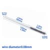 DIY Drill Brushes 1.5-6mm Stainless Steel Wire Tube Brush for ID Deburring Polishing Cleaning Dirt Removing(OD5.5 Continuous End) view 2