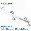 DIY Drill Twisted-in-Wire Brushes 60x160mm Copper Wire Tube Brush Inner Diameter Deburring Polishing Cleaning Brass Pipe Cleaner(Diameter 5mm) view 2