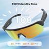 AIRMARS Bluetooth Sunglasses for Men and Women, Built-in Mic & Speakers, Polarized Sport Smart glasses for Running/Cycling, UV Protection, Voice Control (Colorful) view 4