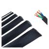 1/5/10M Black Insulated Braid Sleeving 6/8/10/30mm Tight PET Wire Cable Gland Protection(25 mm,1M) view 1
