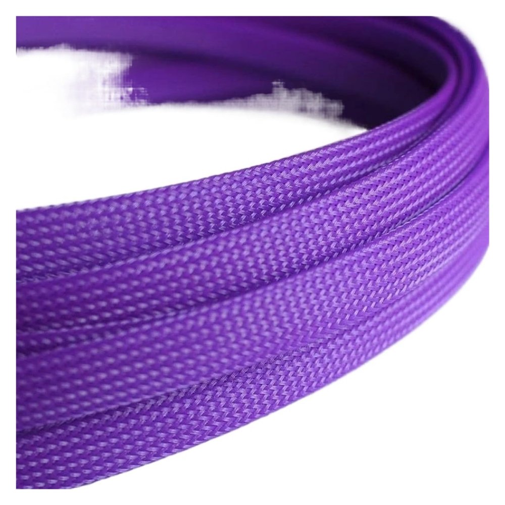 1/10M High Density PET Braid Sleeving Expandable Sleeve Wire Wrap Insulated Protector Sheath(Color 10,2mm,1 Meter)