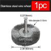 50mm/60mm Stainless Steel Wire Brush Rotary Tool for Drill Polishing Grinding Wheel Brush(60mm) view 2
