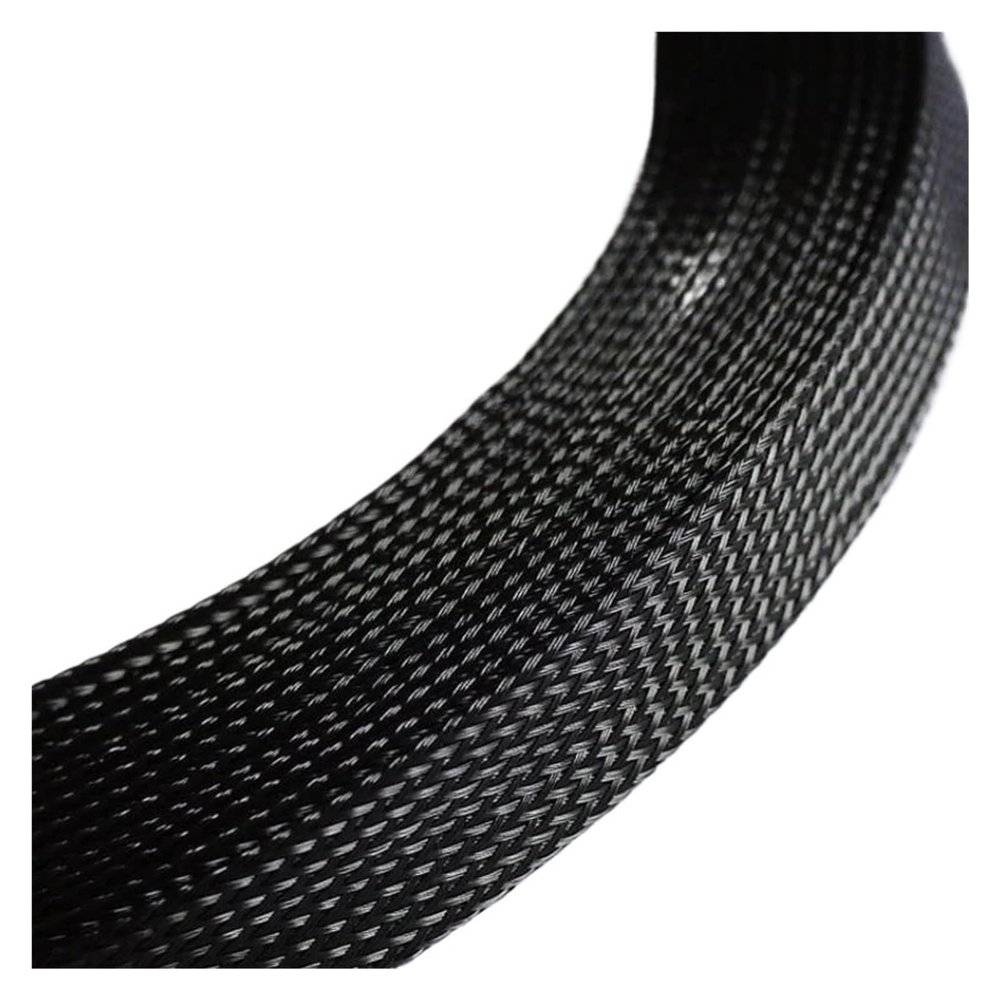 1/10M High Density PET Braid Sleeving Expandable Sleeve Wire Wrap Insulated Protector Sheath(Color 8,4mm,1 Meter)