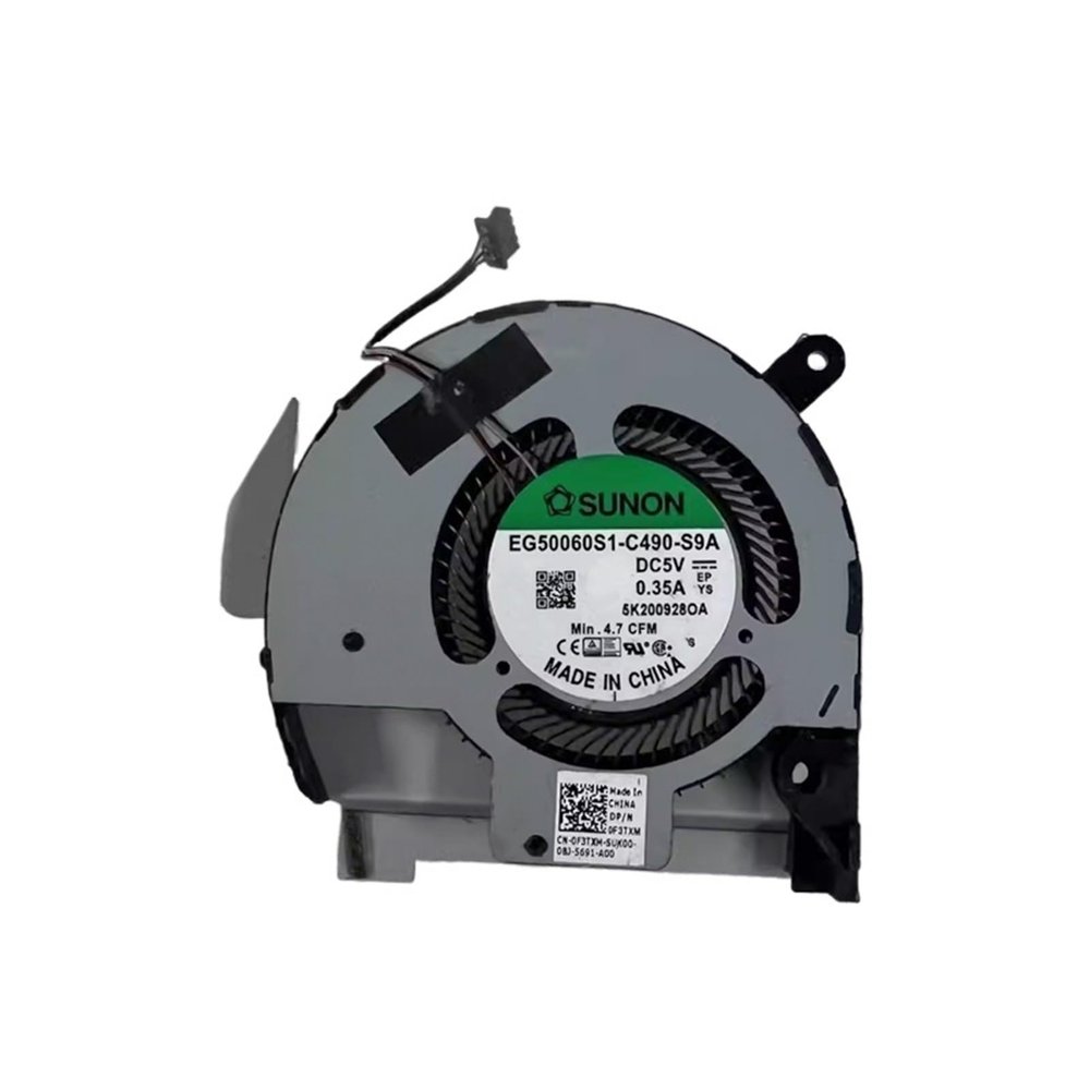 0F3TXM for Latitude 14 5411 Laptop Cooling Fan Cooler Fan with Heatsink F3TXM CN-0F3TXM EG50060S1-C490-S9A(Only Cooling Fan)