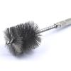 1/4" Hex Shank Power Drill Wire Brush of Stainless Steel Twisted-in-Wire for Bore Cleaning Deburring Polishing Hand Tools Metal(10mm Continuous End) view 3