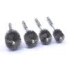 1/4" Hex Shank Power Drill Wire Brush of Stainless Steel Twisted-in-Wire for Bore Cleaning Deburring Polishing Hand Tools Metal(10mm Continuous End) view 4
