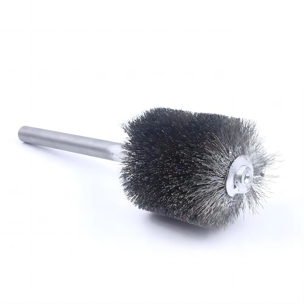 Wire Wheel Brushes Stainless Steel Metal Bore Rotary Cleaning Tube Brush Removal Debur Weld Splatter Scale Rust Power Drill Tool(3.14inch or 80mm)