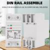 40A 63A 230V Din Rail Automatic Recovery Reconnect Over Voltage and Under Voltage Protective Device Protection Relay Protector(40A) view 3
