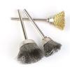 10pcs/Set Stainless Steel End Wire Brush with 13/25mm Bowl-Shape Head 3mm Shank Tools Accessories for Cleaning of Drill Tools(3x25mm Steel) view 4