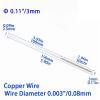 DIY Drill Twisted-in-Wire Brushes 60x160mm Copper Wire Tube Brush Inner Diameter Deburring Polishing Cleaning Brass Pipe Cleaner(Diameter 3mm) view 2