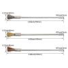 3pcs Suitable Brass Wire Wheel Brush Shank for Rotary Drill Tool Clean Polish Shank Fits Rotary Tool Accessory(Copper Wire 3pcs) view 3