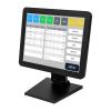 Touchscreen POS Cash Register Till System,15'' POS-Touch-Screen-Monitor with Ten-Point Touch Mode,All-in-One Smart Touchscreen Monitors ,with 1 USB Port/Power Port/VGA Port/Headphone Port/HDMI Port view 1