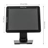 Touchscreen POS Cash Register Till System,15'' POS-Touch-Screen-Monitor with Ten-Point Touch Mode,All-in-One Smart Touchscreen Monitors ,with 1 USB Port/Power Port/VGA Port/Headphone Port/HDMI Port view 3