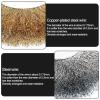 1pc Steel Wire Wheel Brushes 4"/5"/6" Flat Type for Bench Grinder Polishing Abrasive Tool for Metal Derust Wood Deburring(150x16mm 1pc) view 4
