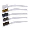 1PC Cleaning Stainless Steel Wire Brush Brass Nylon Abrasive Wire Bristle Brush Strong Decontamination in-Depth Small Gaps Clean(White) view 1