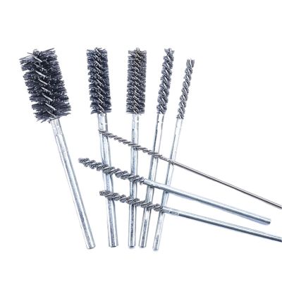 Abrasive Nylon Wire Brushes Silicon Carbide Diameter 1.5-60mm 800Grits Drill Power Tool Pipe Cleaning Deburring Brush Manually(6mm Hex Shank)