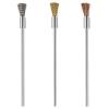 3pcs Suitable Brass Wire Wheel Brush Shank for Rotary Drill Tool Clean Polish Shank Fits Rotary Tool Accessory(Horse Hair 3pcs) view 1