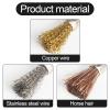 3pcs Suitable Brass Wire Wheel Brush Shank for Rotary Drill Tool Clean Polish Shank Fits Rotary Tool Accessory(Horse Hair 3pcs) view 4