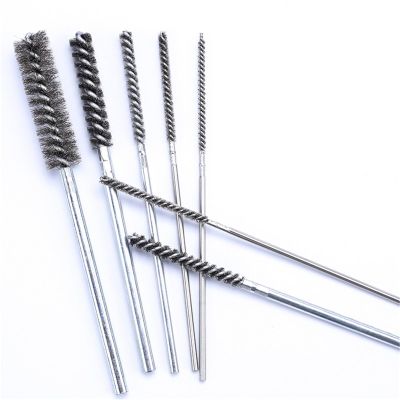 DIY Drill Brushes 50 x 150mm Stainless Steel Wire Tube Brush for Inner Diameter Deburring Polishing Cleaning Rust Removing(Diameter 8.5mm)