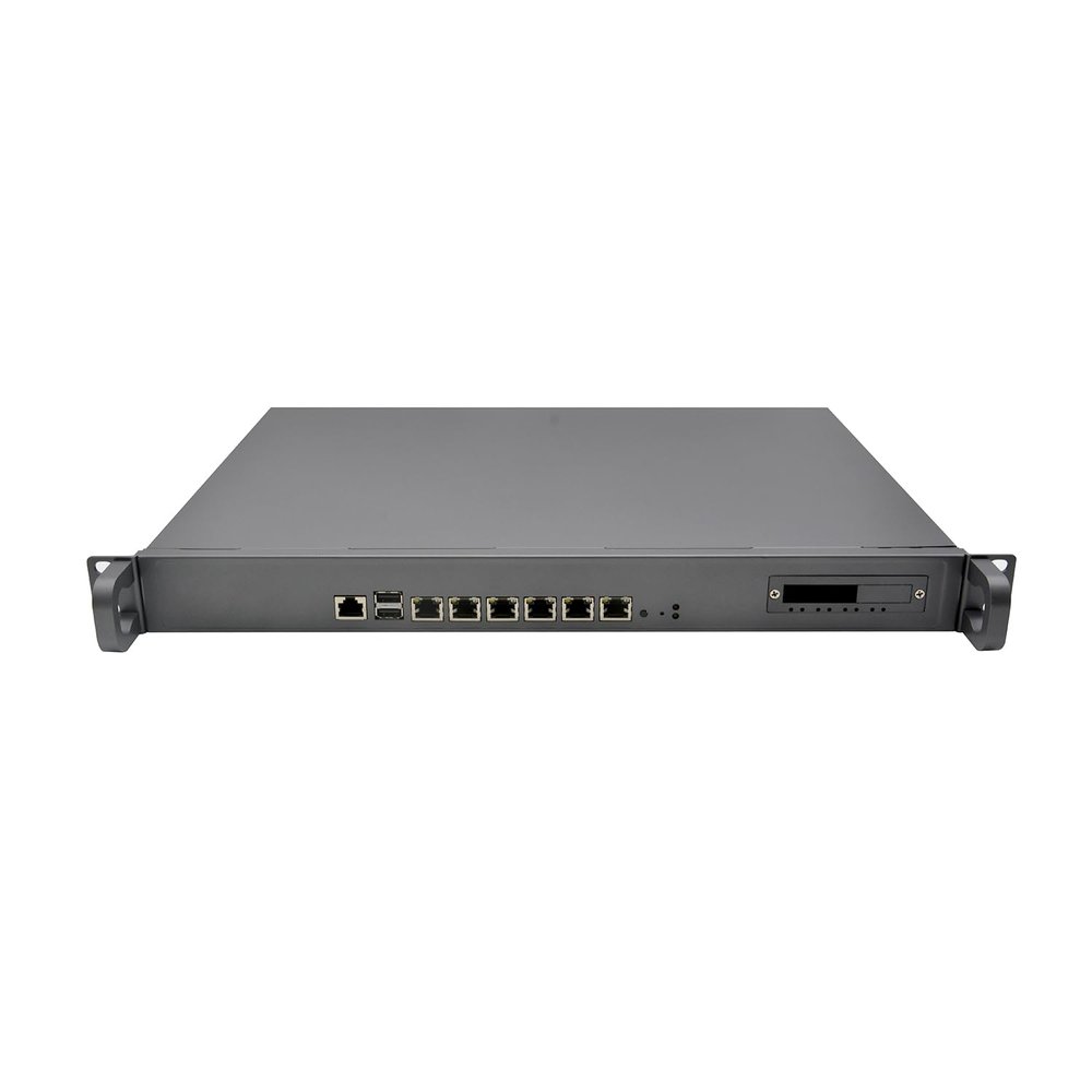 1U Firewall Appliance 10GbE, OPNsense, VPN, Network Rackmount, Intel I7 9700, RZ05, 6 x Intel 2.5GbE I226-V, 4 x SFP+ XL710 BM1 10000Mbps, 32G RAM, 128G SSD