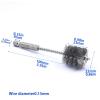 1/4" Hex Shank Power Drill Wire Brush of Stainless Steel Twisted-in-Wire for Bore Cleaning Deburring Polishing Hand Tools Metal(Diameter 22mm) view 2