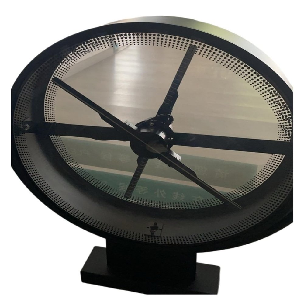 60CM Outdoor Advertising Holographic Projector Floor 3d Hologram Display Led Fan With Waterproof Cover High Brightness