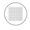 ZTBH Microscope Accessories Kit Eyepiece Micrometer Diameter 19mm Optical Ruler Net for Biogolical Microscope 23.2mm DIV 1 0.1 0.05 0.2 Mm Microscope Slides(MS-1-H) view 1