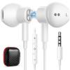 2 Pack Wired Earbuds 3.5mm Plug in Audio Jack Earphone,Noise Canceling HiFi in Ear Headset for Chromebook PC Laptop 3.5 mm Corded Headphones for Samsung Galaxy A15 5G A14 A13 A30s A03 S10 S10 view 2