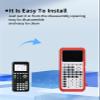 Case for Texas Instruments TI-84 Plus CE Color Graphing Calculator,UYRUREL Premium Silicone Material,Shock-Absorbing and Anti Drop Protection Soft Shell,Red. view 4